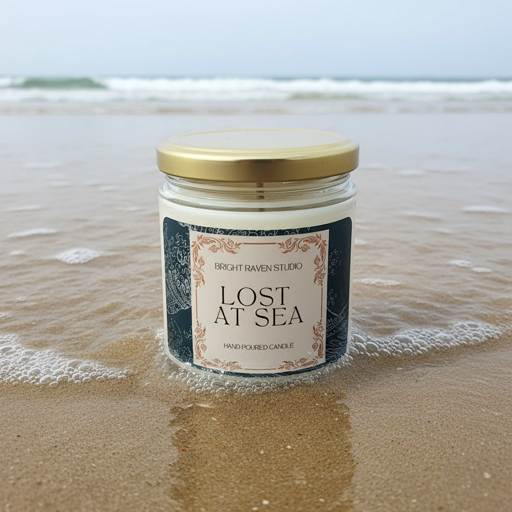 "Lost at Sea" Candle