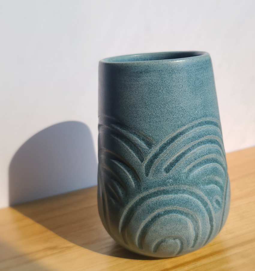 Carved Satin Cup