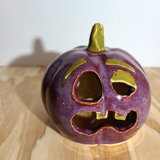 "Sneezing" Ceramic Pumpkin