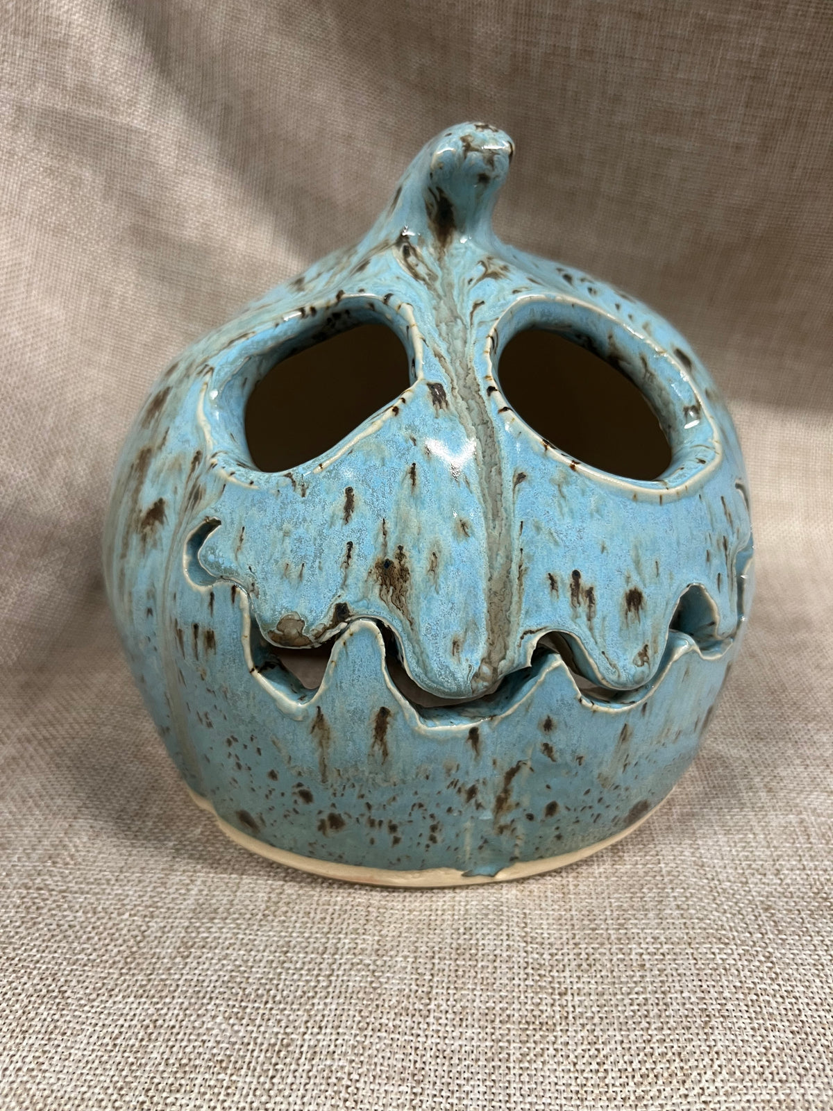 Bashful Ceramic Pumpkin