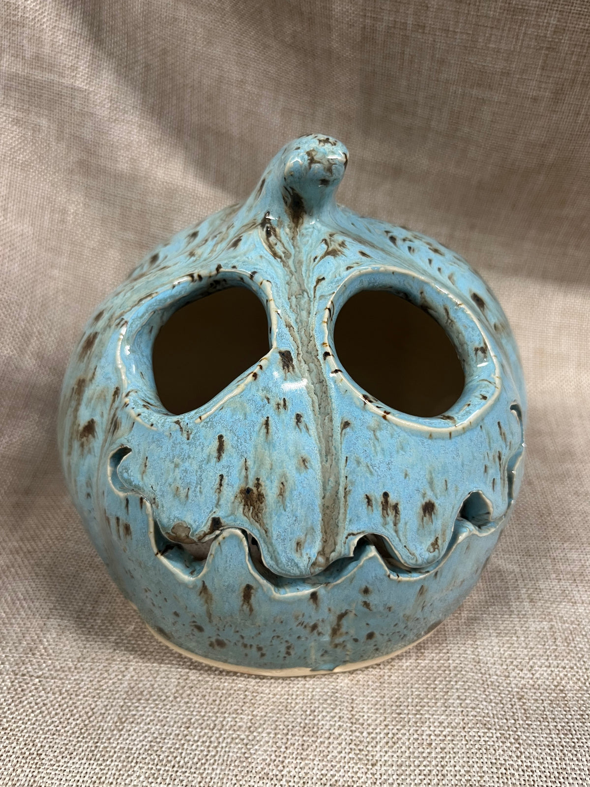 Bashful Ceramic Pumpkin