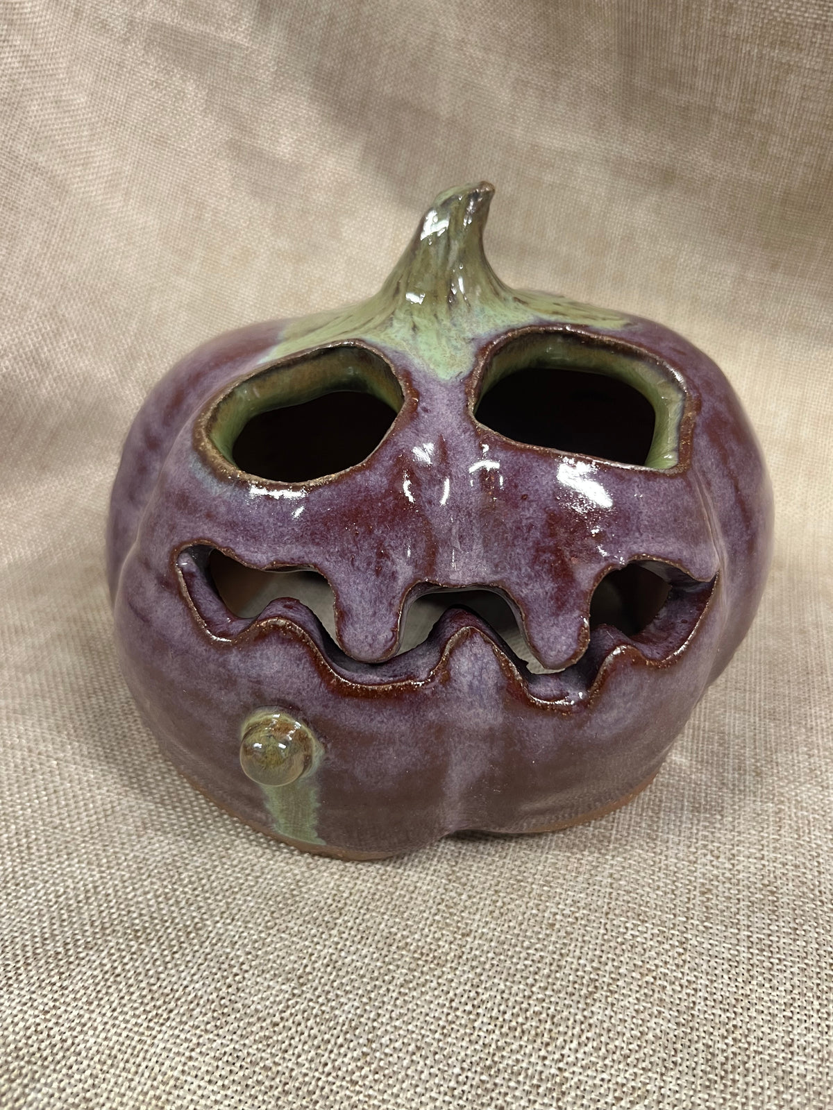 Witch Wart Pumpkin Ceramic Pumpkin