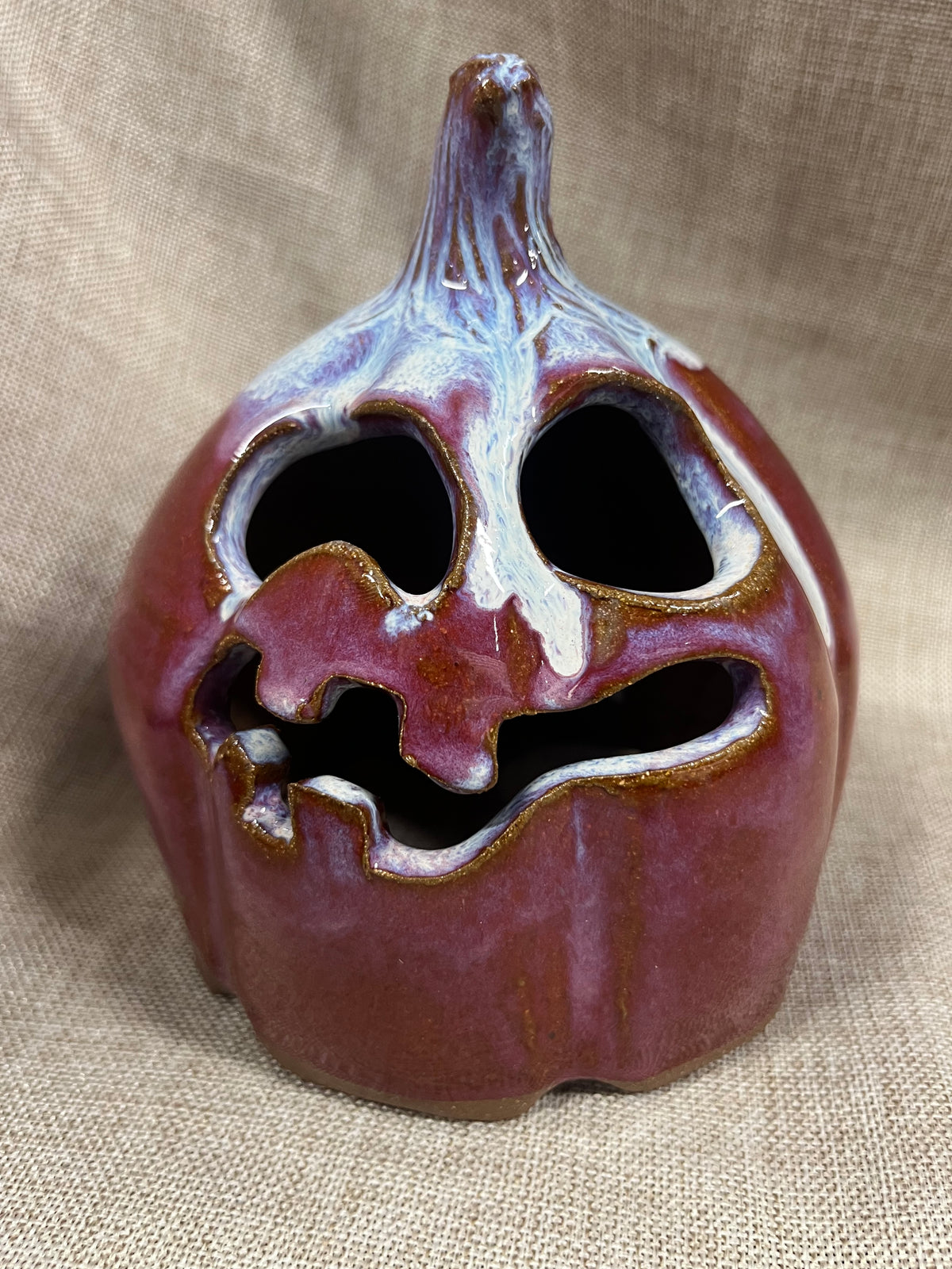 Cherry Fizz Ceramic Pumpkin
