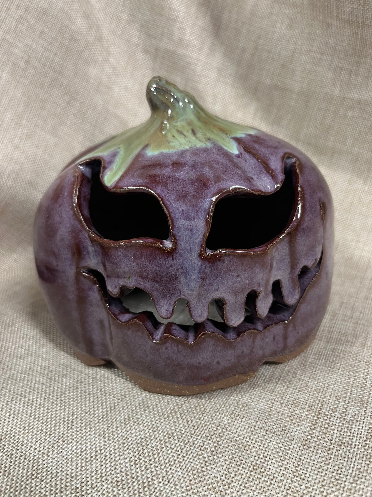 Wicked Ceramic Pumpkin