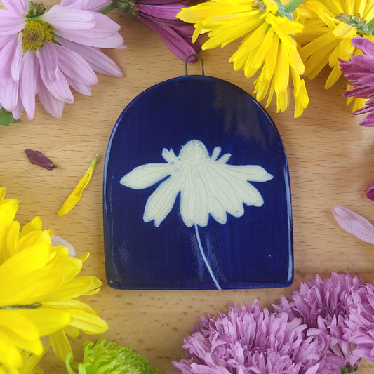 Echinacea Cyanotype Tile 072066